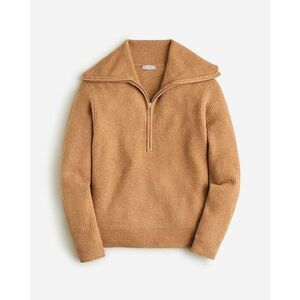 J. Crew Factory Camel Cowl Neck Sweater
